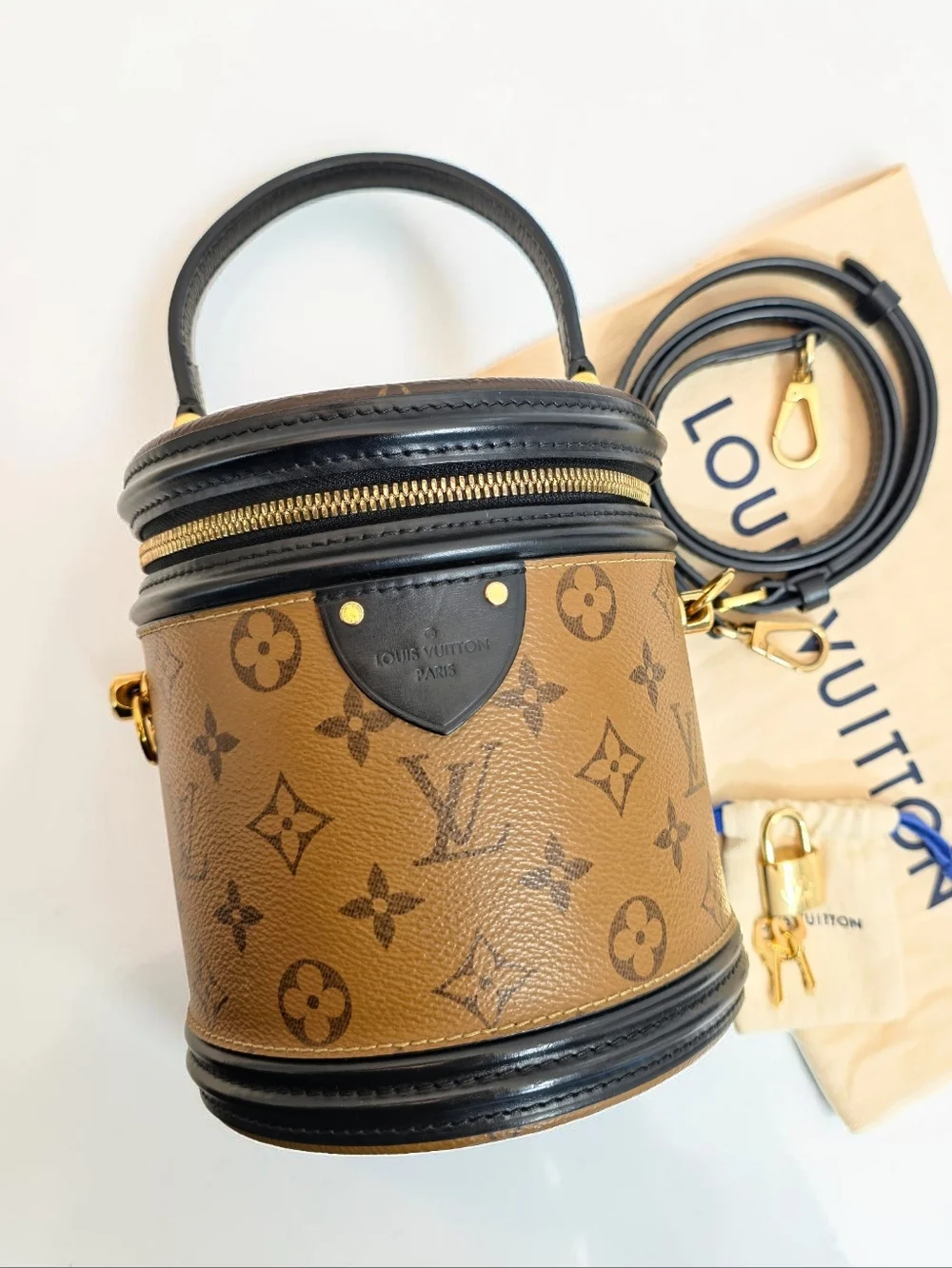 Louis Vuitton Cannes Reverse Monogram Canvas Vanity Crossbody Bag